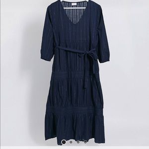 ASOS Tiered midi maternity dress